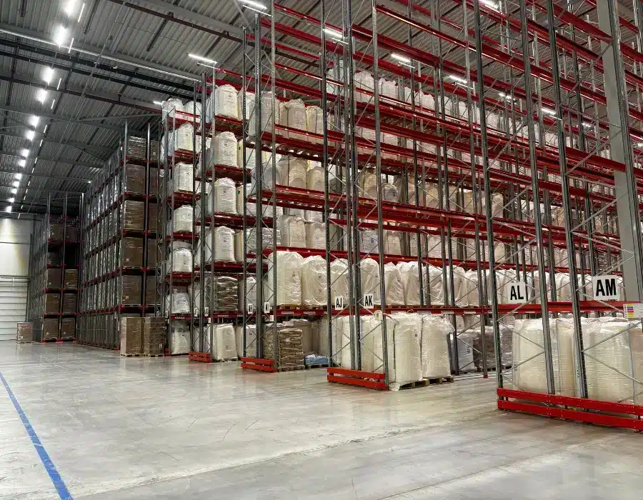 Palletopslag in combinatie met warehousing